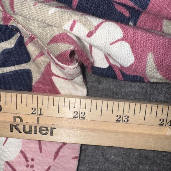 ROWM Mens Button Up Shirt Casual Purple w/ Palm Leaf Floral Print Sz L‎ NEW $59 - Picture 6 of 8